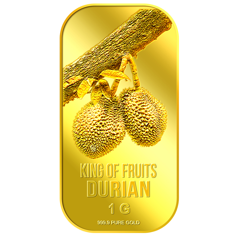 1g King of Fruits Durian (Series 1) Gold Bar